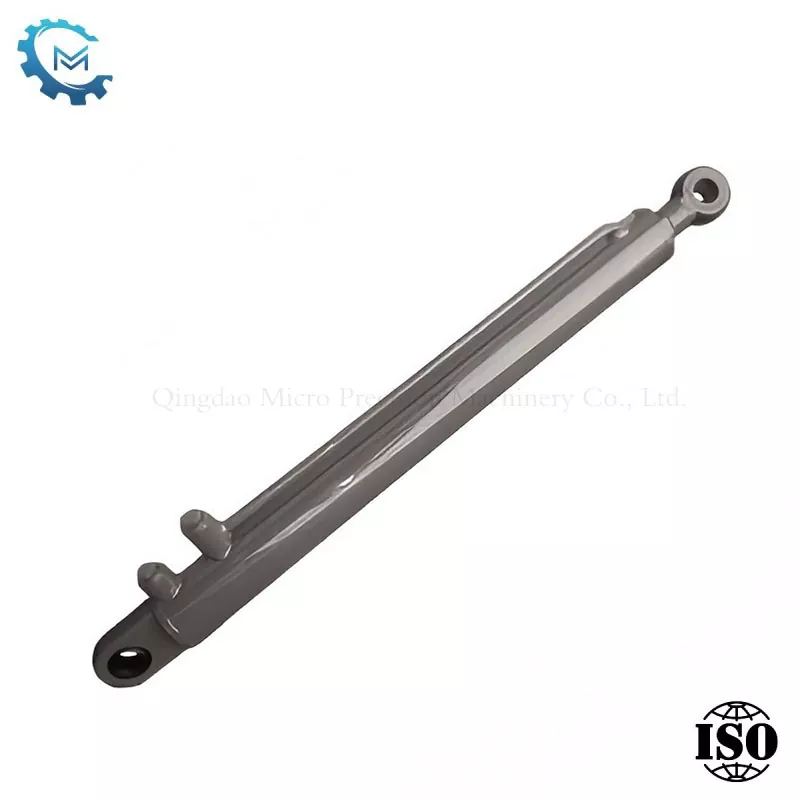 Grain silo tilting cylinder